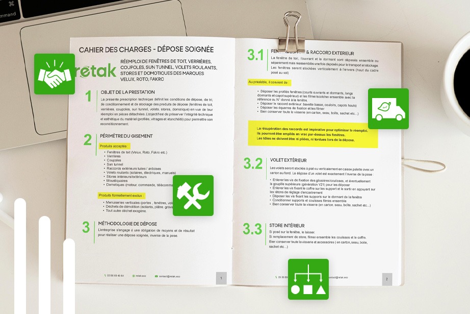 image cahier des charges retak